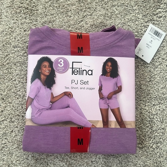 ⭐️ Firm Price ⭐️ Medium Purple 3 piece pajama set - Picture 5 of 5